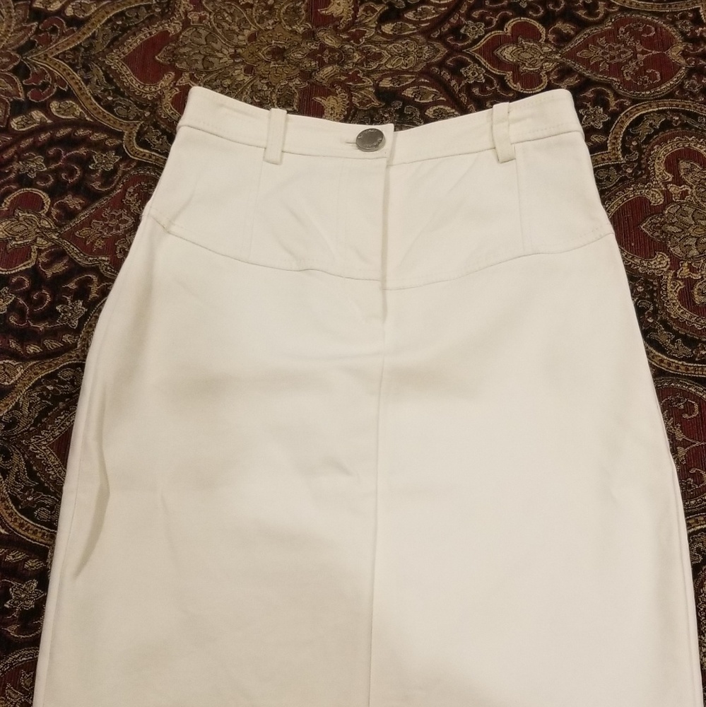 Guess by Marciano Creme pencil skirt stretch